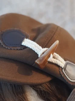 Accessoire de chapeau Sweet Lolita en polyester marron café Accessoires Lolita