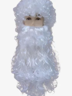 Accessoire de Noël Barbe Blanche Lunettes Père Noël Costumes de Fêtes