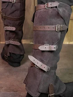 Accessoires De Bottes De Pirate Steampunk Rivet Genouillères Rétro Pour Homme