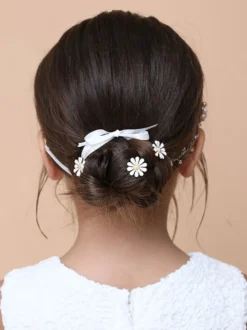 Accessoires de cheveux de fille de fleur