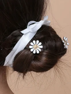 Accessoires de cheveux de fille de fleur