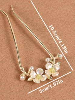 Accessoires de cheveux de mariée en métal pour mariage