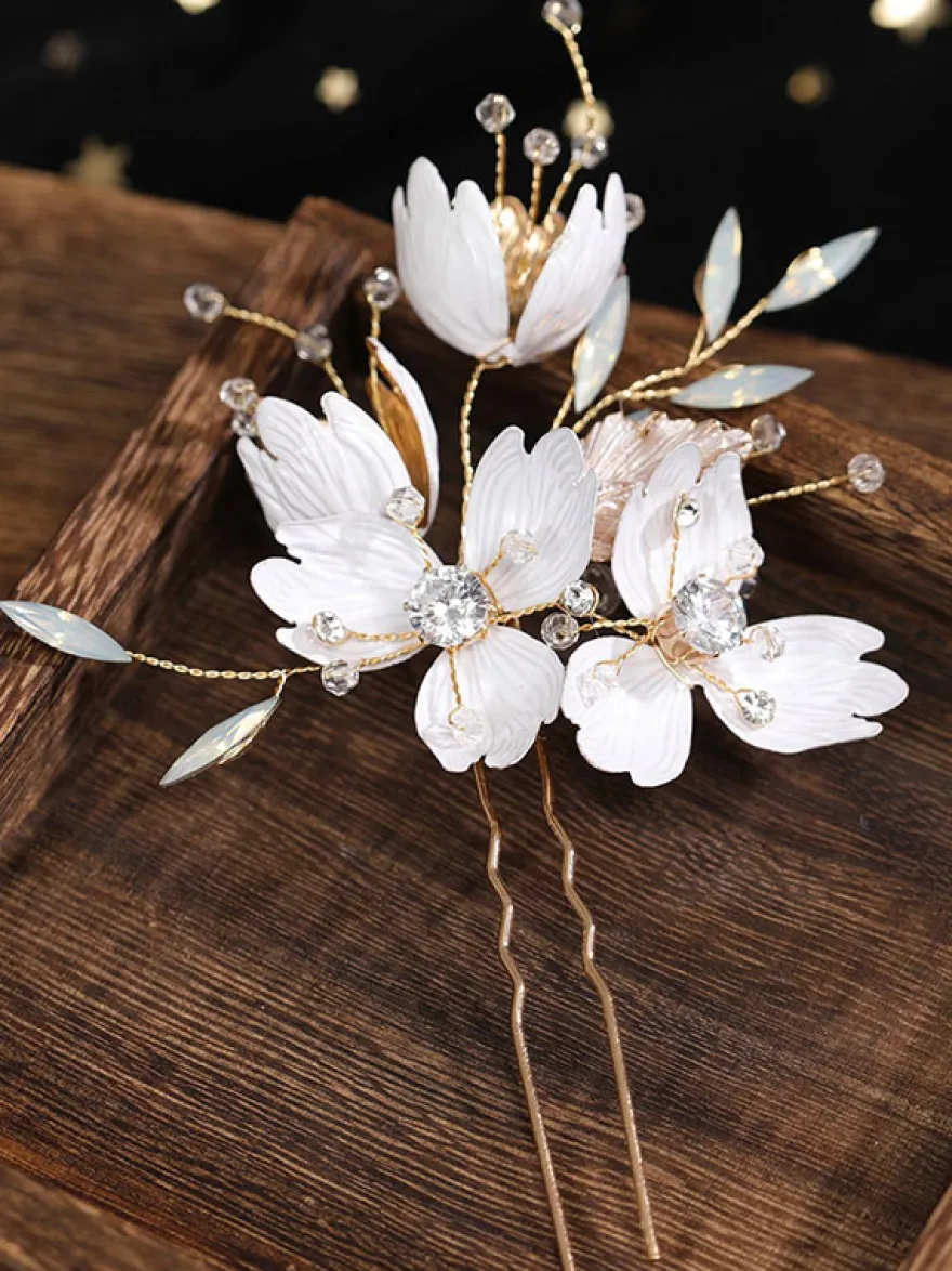 Accessoires de cheveux de mariage pour la mariée