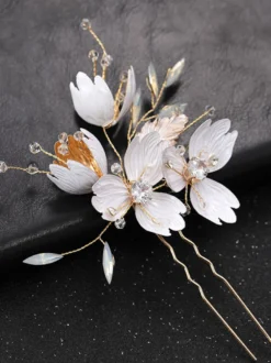 Accessoires de cheveux de mariage pour la mariée