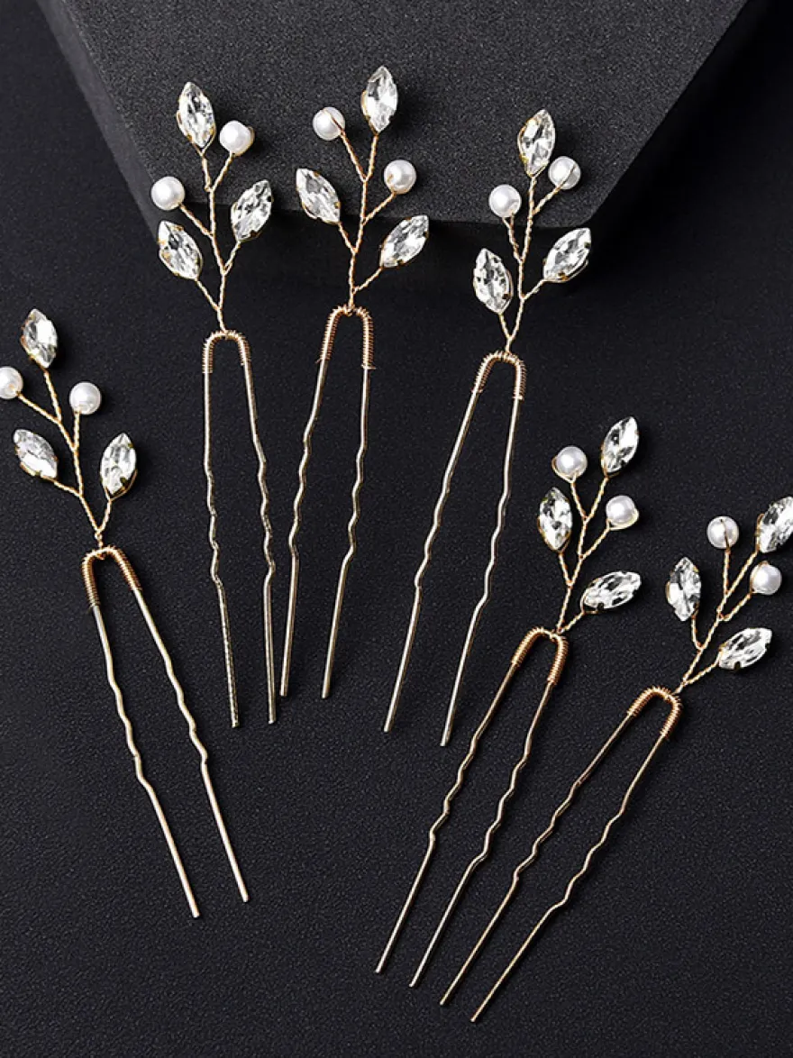 Accessoires de cheveux de mariée de mariage
