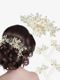 Accessoires de cheveux de mariée de mariage