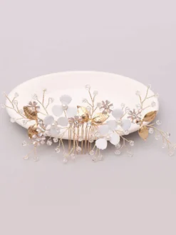 Accessoires de cheveux de mariée en métal