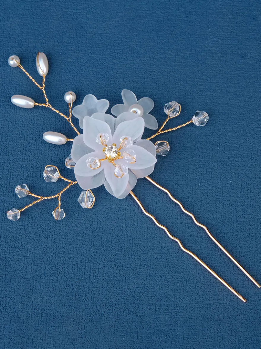 Accessoires de cheveux en métal de peigne de mariage