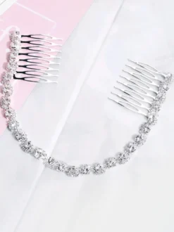 Accessoires de cheveux en métal pour peigne