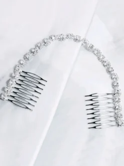 Accessoires de cheveux en métal pour peigne