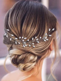 Accessoires de cheveux en métal pour mariage