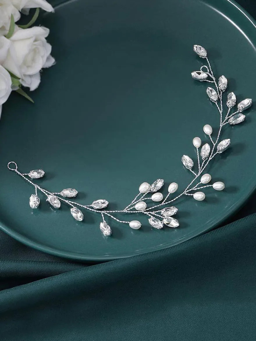Accessoires de cheveux en métal pour mariage