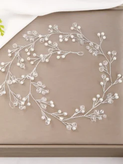 Accessoires de cheveux en métal coiffure de mariage faits main pour la mariée