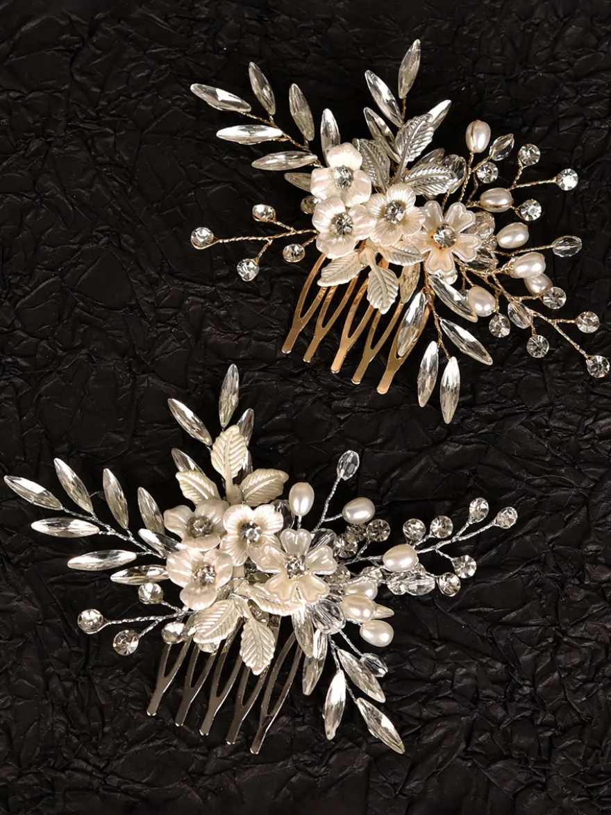 Accessoires de coiffure de mariée en métal