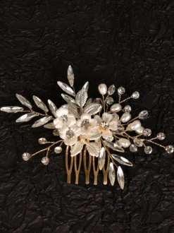 Accessoires de coiffure de mariée en métal