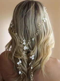 Accessoires de coiffure de mariage en métal