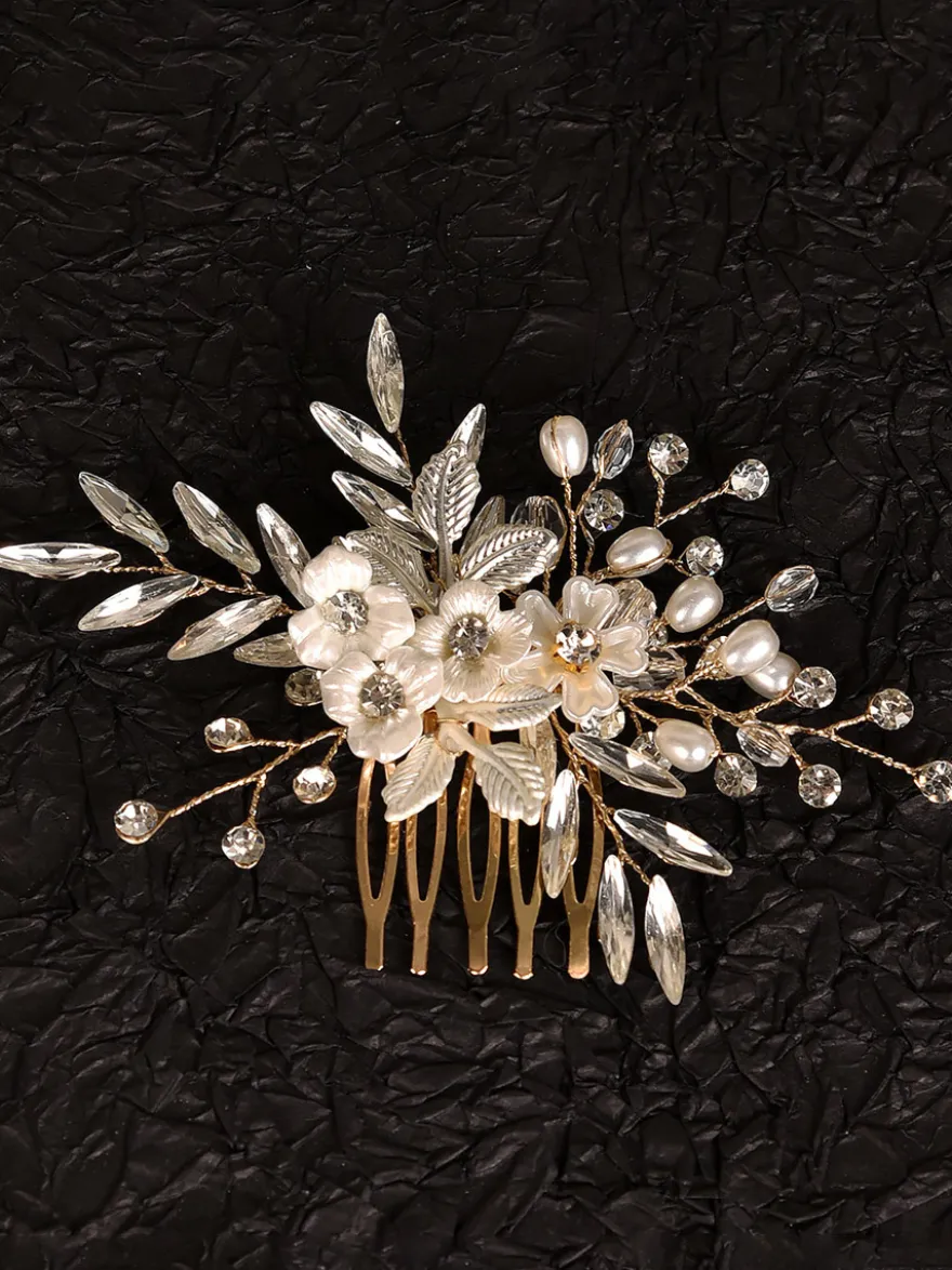 Accessoires de coiffure en métal pour la mariée