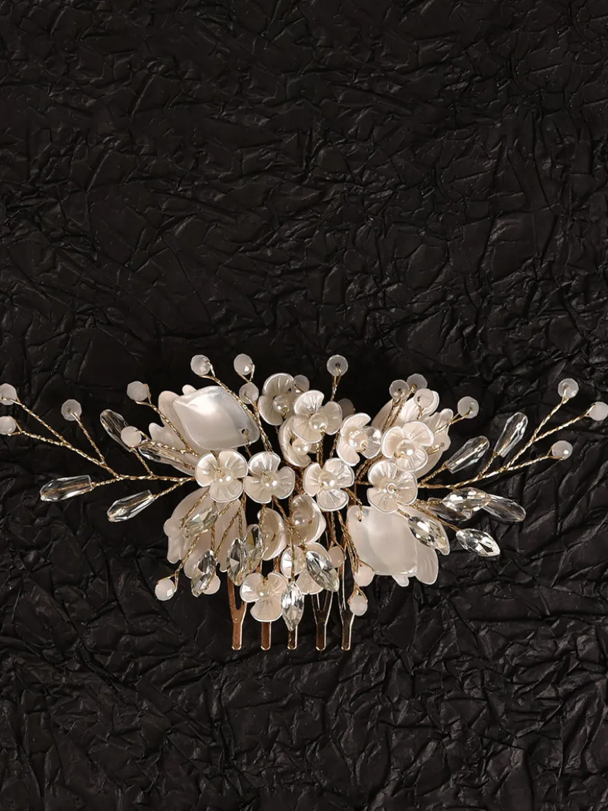 Accessoires de coiffure en métal pour la mariée