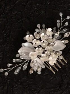 Accessoires de coiffure en métal pour la mariée