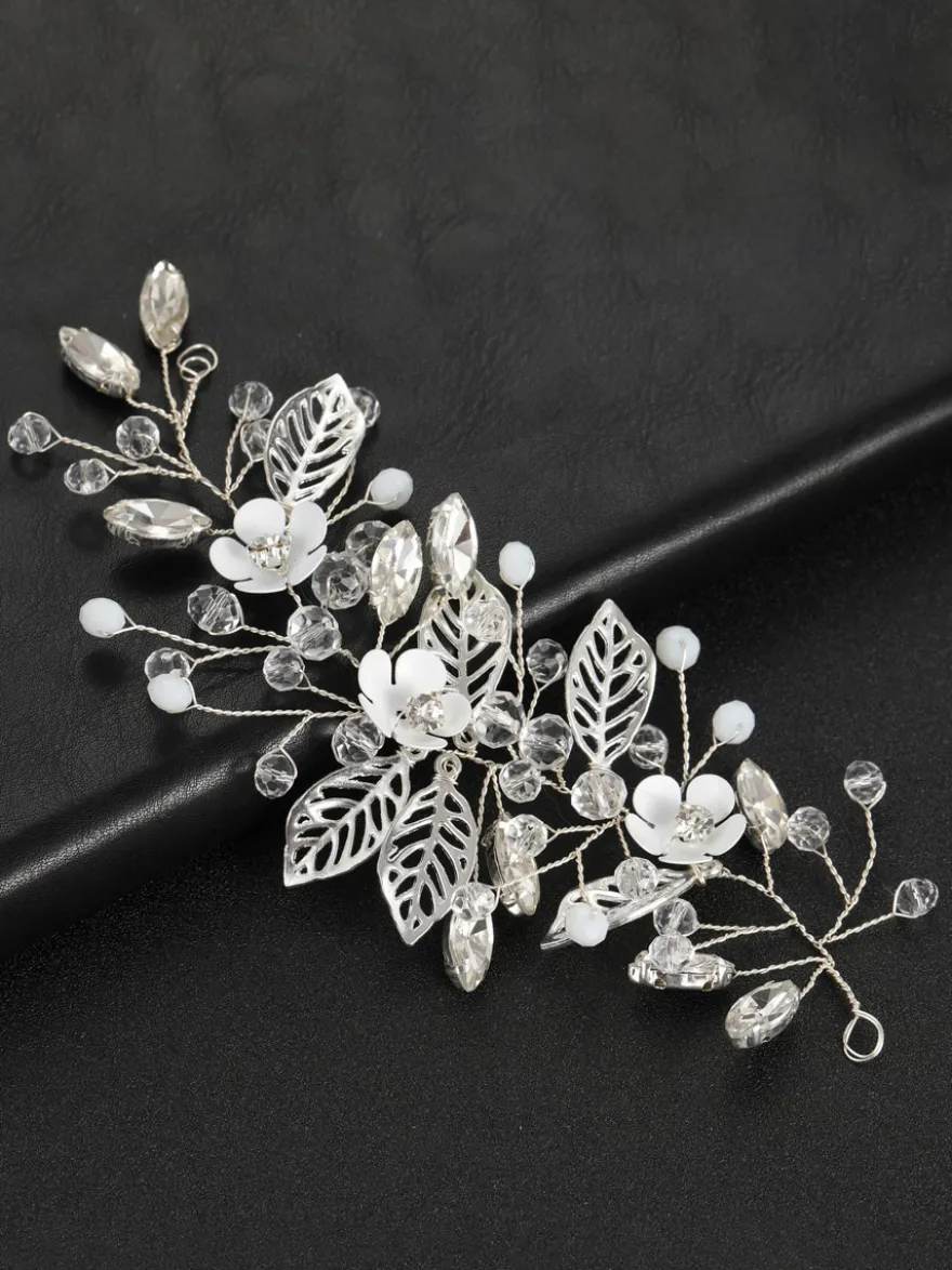 Accessoires de coiffure en métal pour la mariée