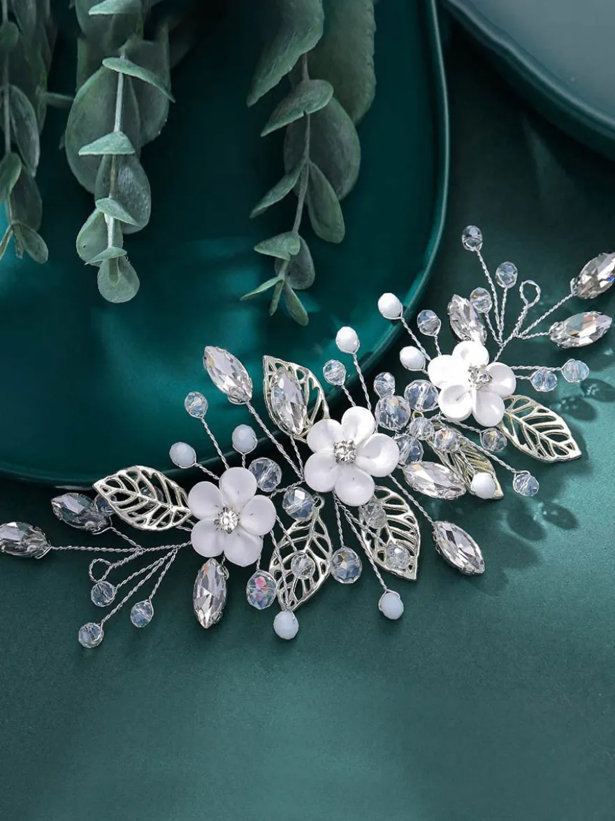 Accessoires de coiffure en métal pour la mariée