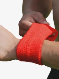 Accessoires de sport pour hommes Rouge bandeau poignet