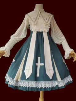 Accessoires Faux Col Lolita Classiques Abricot Détails Métallique Cape Velours
