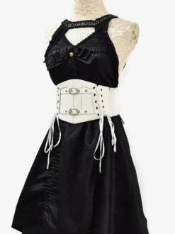 Accessoires Gothiques Lolita Détails en Métal Blanc Oeillets Divers