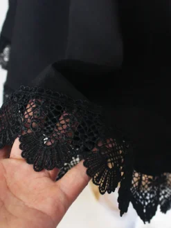 Accessoires gothiques Lolita Volants blancs Dentelle Coiffes Divers