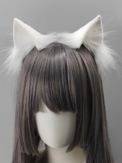 Accessoires Gothiques Lolita Noir Blanc Accessoire Bloc de Couleur Divers