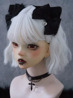 Accessoires Gothiques Lolita Accessoire Noir Nœud Divers