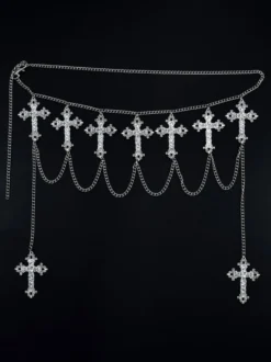 Accessoires Lolita Steampunk Chaînes Argentées Accessoire En Métal Divers