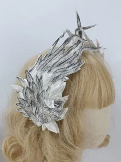Accessoires Sweet Lolita Couvre-chef en fibre de polyester blanc Divers