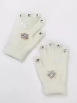 Accessoires Sweet Lolita Écru Blanc Strass Accessoire Polyester Divers