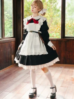 Accessoires Sweet Lolita Infanta Tablier en fibre de polyester abricot Divers