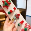 Accessoires Sweet Lolita Nœuds rouges Motif de Noël Coiffes Divers