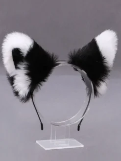 Accessoires Sweet Lolita Oreilles de chats blancs Accessoire mignon Lolita