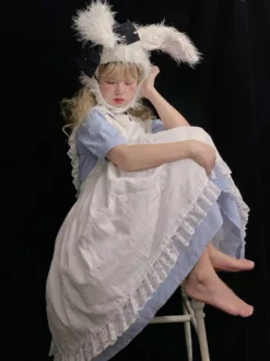 Accessoires Sweet Lolita Tablier à volants blancs Divers
