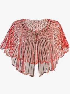 Années 1920 Great Gatsby paillettes accessoires Flapper Cape Coat Champagne Retro Costume Accessoires Déguisements Halloween