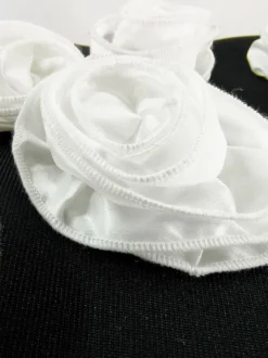 Avec robe de cocktail moderne longueur cheville robe de bal col en V fleurs polyester