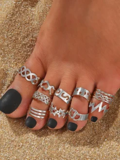 Bague d'orteil métal doré Accessoires bijoux femme adulte