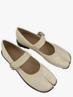 Ballerines Mary Jane fendues sur les orteils pour femmes