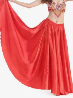 Ballroom Dance Costume Jupe Pourpre Femmes Formation Dancing Bottoms Déguisements Halloween