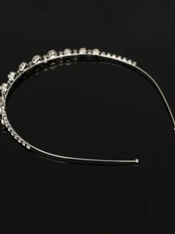 Bandeau de mariage argent strass accessoires de cheveux de mariée