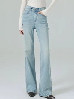 Bas de jeans modernes pour femmes jeans décontractés taille haute en denim style streetwear