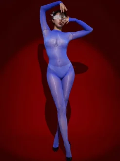 Bas de lingerie bas de corps noirs brillants lisses sans coutures pour tout le corps