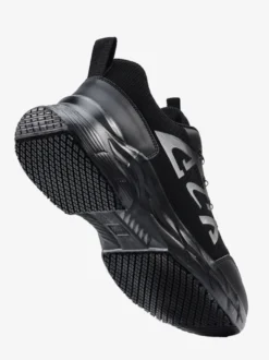 Baskets basses antidérapantes pour homme chaussures de course légères et sans lacets semelle épaisse