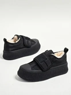 Baskets kaki pour femmes chaussures à plateforme de styliste à bout rond