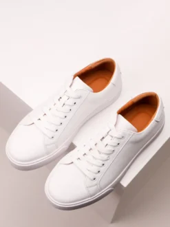 Baskets à lacets et bout rond pour homme chaussures de randonnée plates