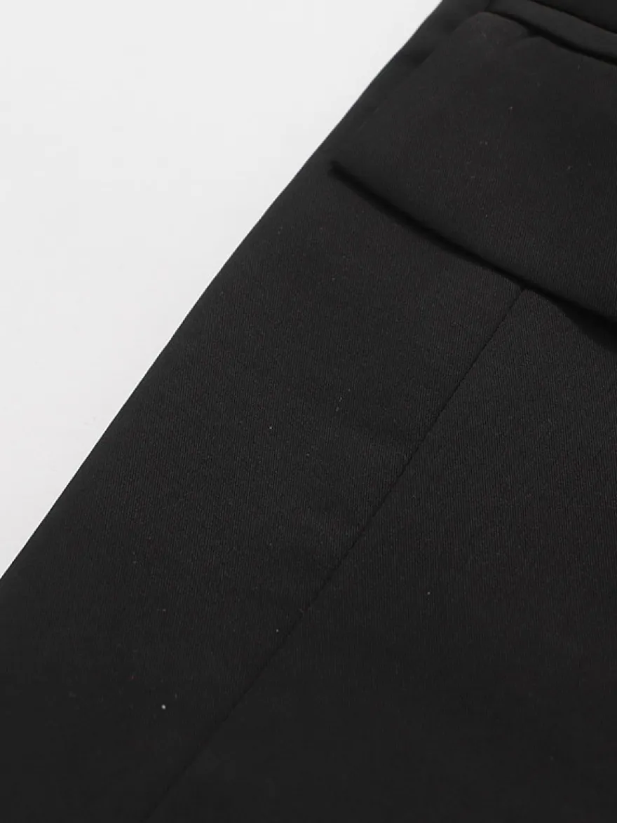 Blazer chic pour femme col rabattu manches longues découpées vêtement d'extérieur